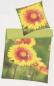 Mobile Preview: Bettwäsche Sonnenblume mit Biene - 155 x 220 cm - Renforcé - Übergröße - Blume